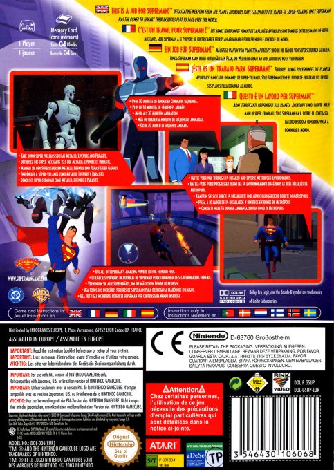 Superman : Shadow of Apokolips - Dos