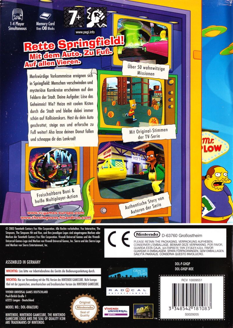 The Simpsons : Hit & Run - Dos