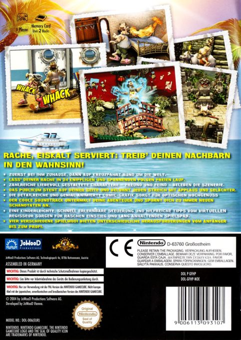 Un Voisin D'enfer ! - Dos