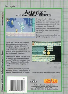 Astérix and the Great Rescue - Dos
