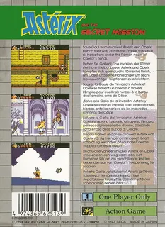 Astérix And The Secret Mission - Dos