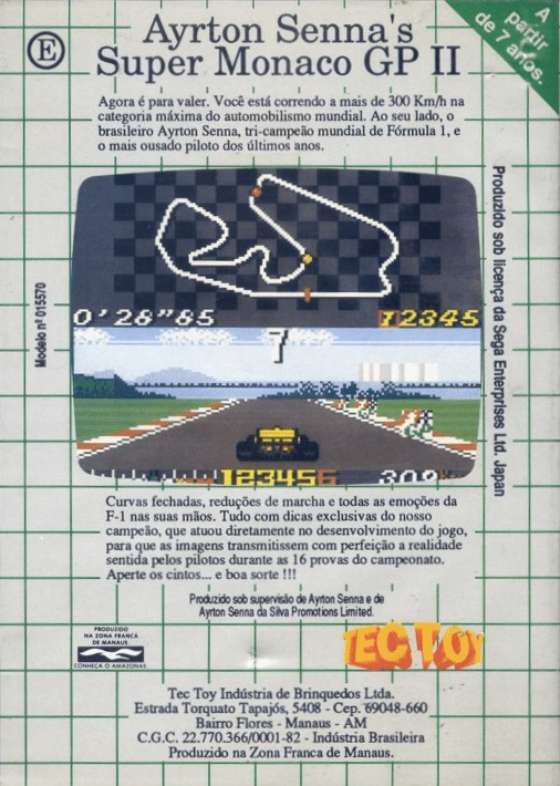 Ayrton Senna's Super Monaco GP II - Dos