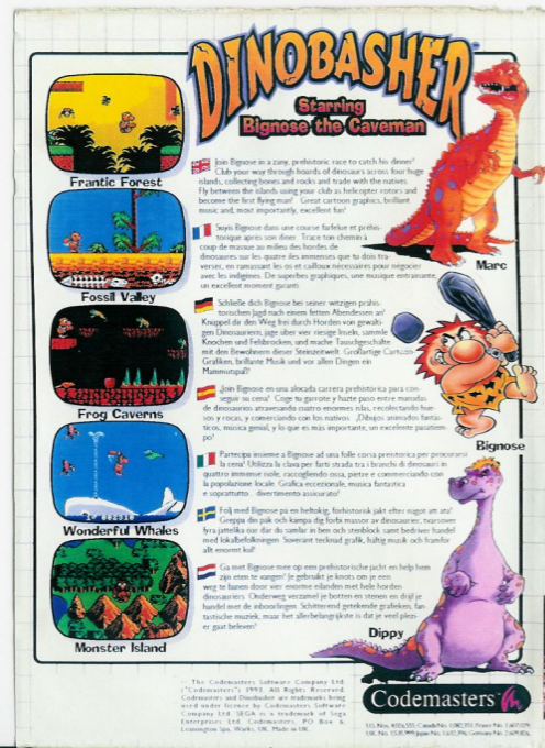 Dinobasher Starring Bignose the Caveman - Dos