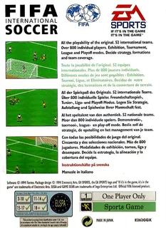 FIFA International Soccer - Dos