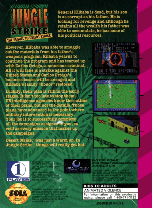 Jungle Strike - Dos