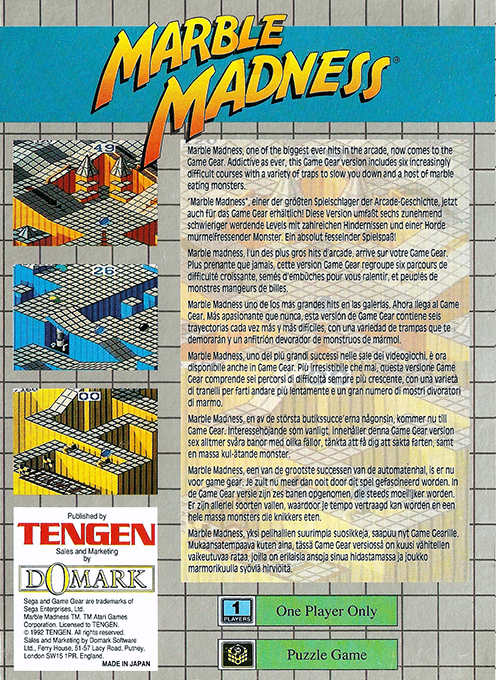 Marble Madness - Dos