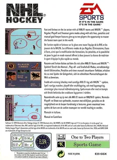 NHL Hockey - Dos