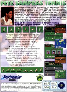 Pete Sampras Tennis - Dos