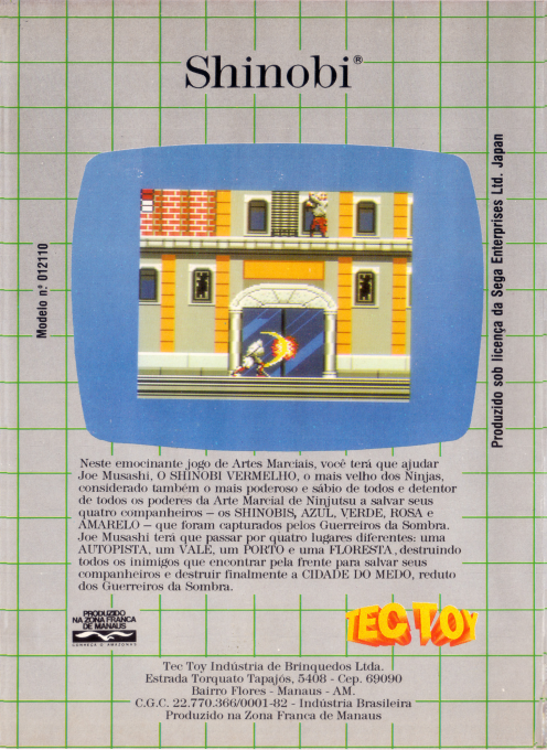 Shinobi - Dos