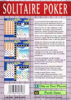 Solitaire Poker - Dos