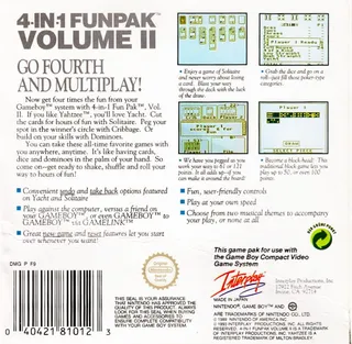 4-in-1 Fun Pak Volume II - Dos