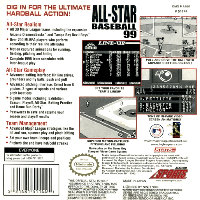 All-Star Baseball 99 - Dos