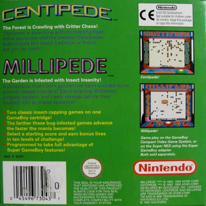 Arcade Classic No. 2 : Centipede & Millipede - Dos