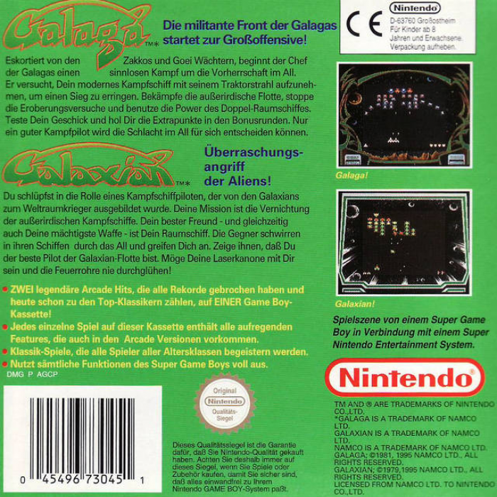 Arcade Classic No. 3 - Galaga & Galaxian - Dos