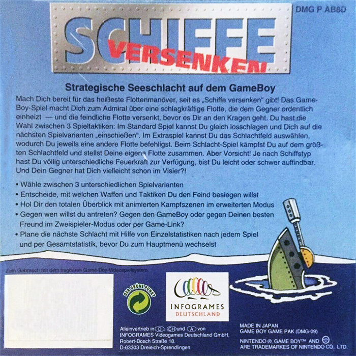 Bataille Navale - Dos