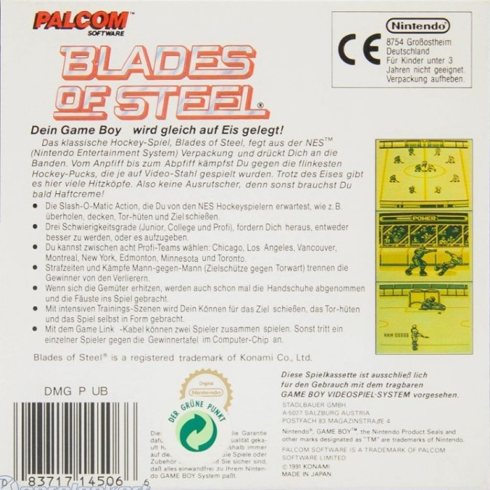 Blades of Steel - Dos