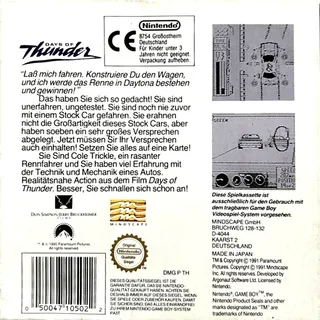 Days of Thunder - Dos