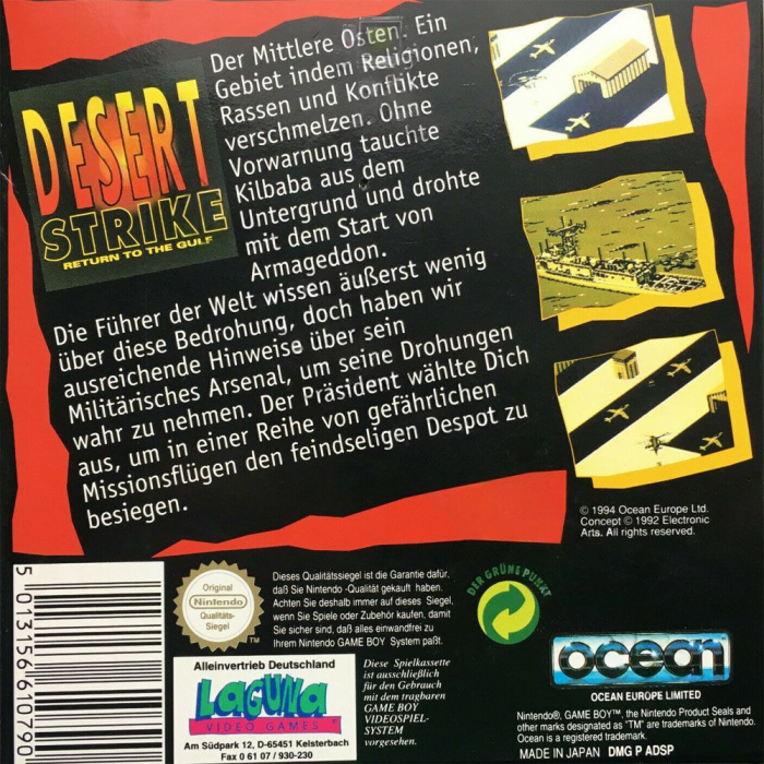 Desert Strike : Return to the Gulf - Dos