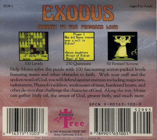 Exodus : Journey to the Promised Land - Dos