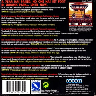 Jurassic Park Part 2 - The Chaos Continues - Dos