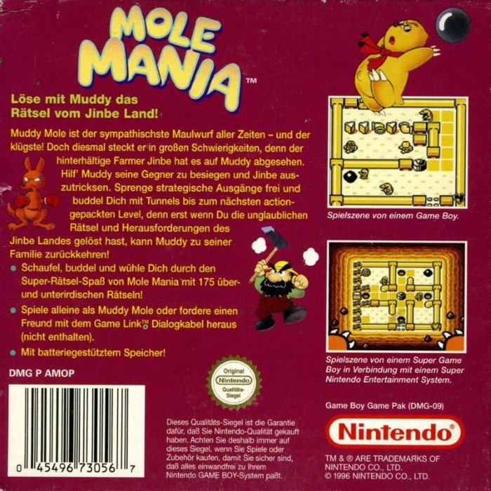 Mole Mania - Dos