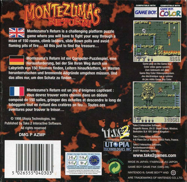 Montezuma's Return - Dos