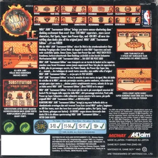 NBA Jam Tournament Edition - Dos