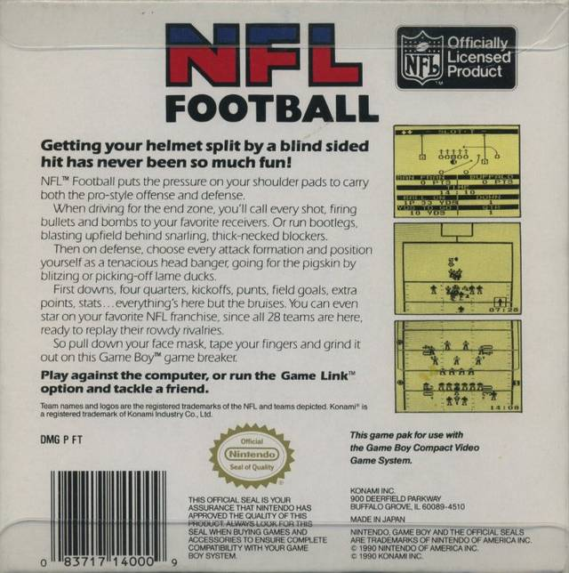 NFL Football - Dos