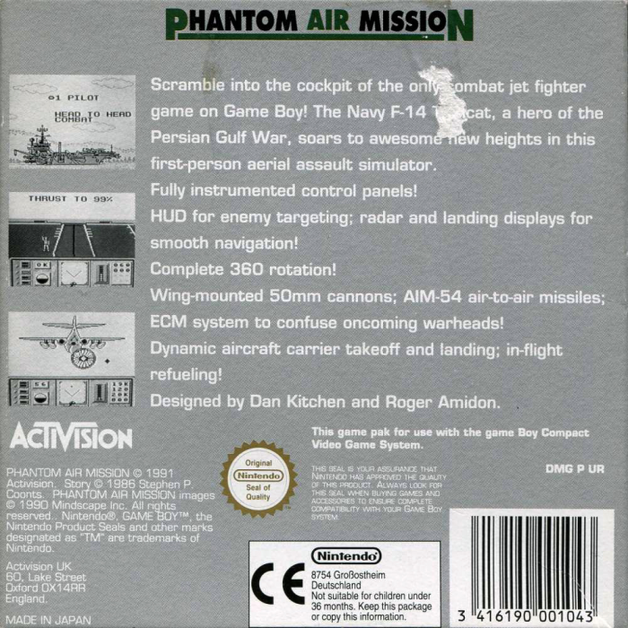 Phantom Air Mission - Dos
