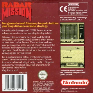 Radar Mission - Dos