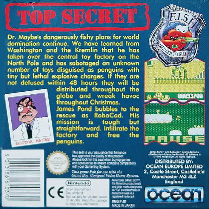 Super James Pond - Dos