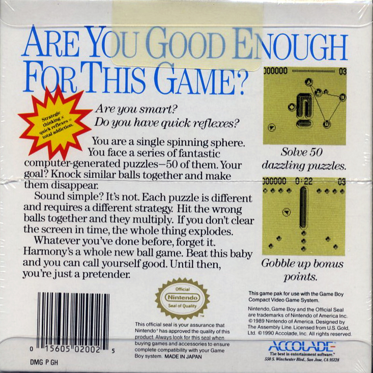 The Game of Harmony dos