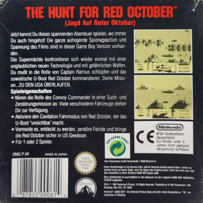 The Hunt for Red October - Dos