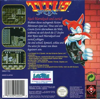 Titus the Fox : To Marrakech and Back - Dos