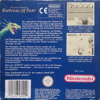 Wizards & Warriors Chapter X - The Fortress of Fear - Dos