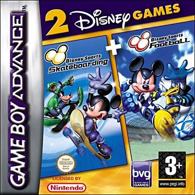 2 Disney Games - Disney Sports - Football + Disney Sports - Skateboarding