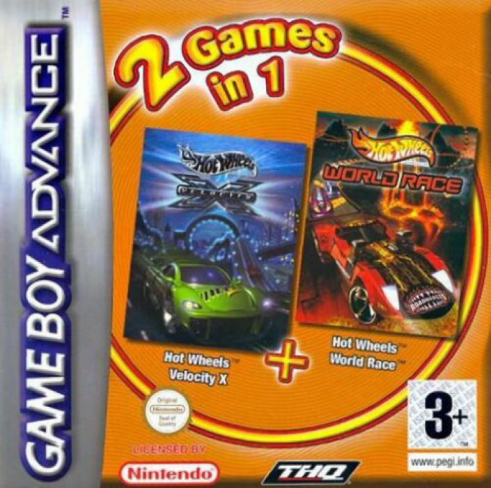 2 Games in 1 - Hot Wheels - Velocity X + Hot Wheels - World Race