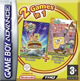 2 Games in 1 - The SpongeBob SquarePants Movie + SpongeBob SquarePants and Friends in Freeze Frame Frenzy