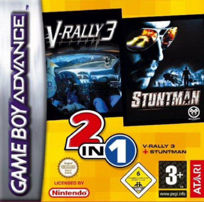 2 Games in 1 - V-Rally 3 & Stuntman