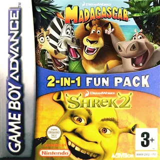 2-in-1 - Madagascar & Shrek 2