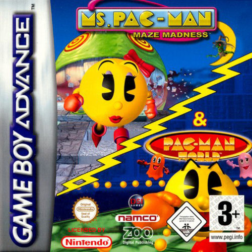 2-in-1 - Pac-Man Gamepack - Pac-Man World & Ms Pac-Man - Maze Madness