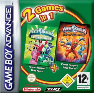 2-in-1 - Power Rangers - Ninja Storm & Power Rangers - Time Force