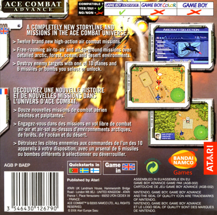 Ace Combat Advance - Dos
