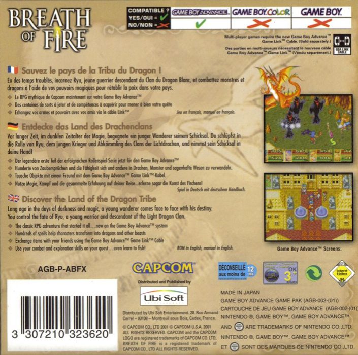 Jaquette arrière