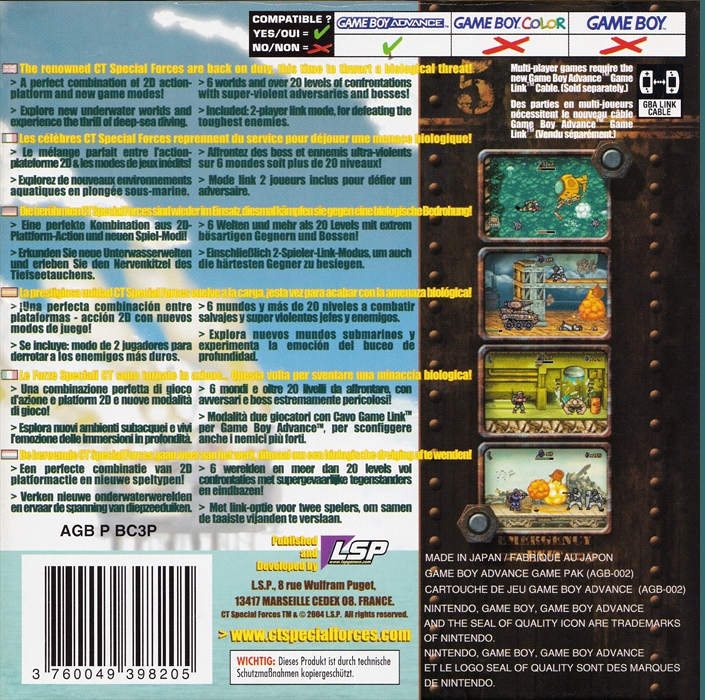 CT Special Forces 3 : Bioterror - Dos