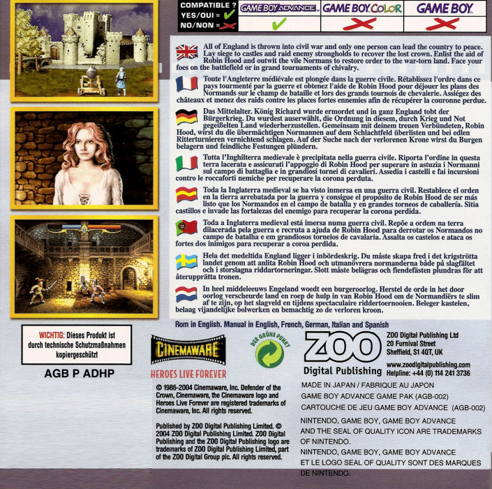 Defender of the Crown dos