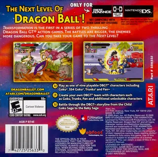 Dragon Ball GT : Transformation - Dos