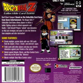 Dragon Ball Z : Collectible Card Game - Dos