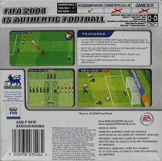FIFA Soccer 2004 - Dos