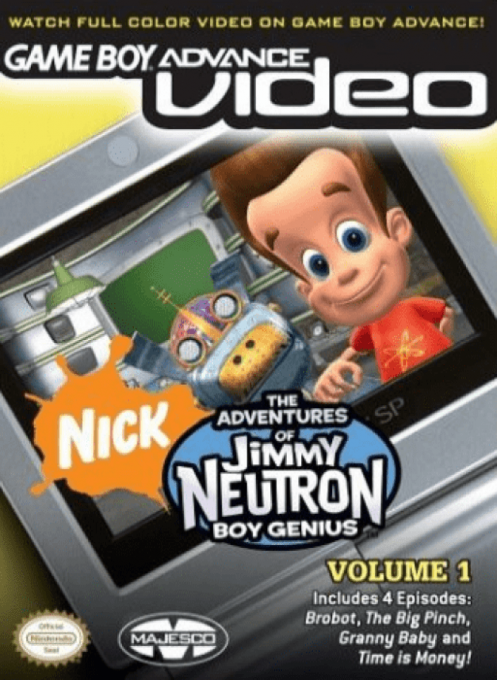 Game Boy Advance Video - The Adventures Of Jimmy Neutron Boy Genius